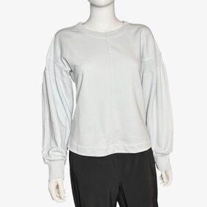 Evereve Pullover Sweatshirt – Light Blue, Size S